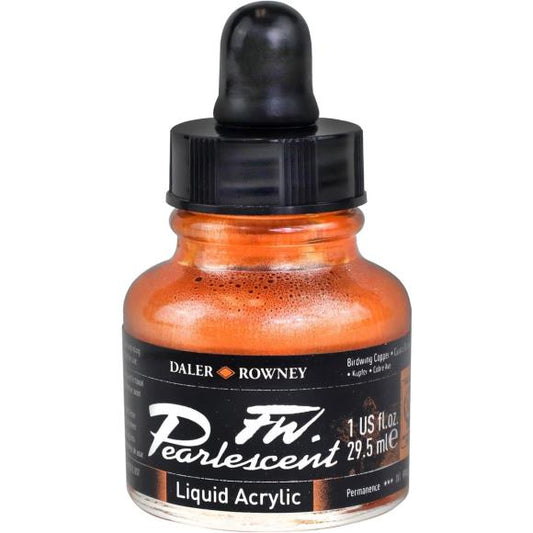 FW Pearlescent Liquid Acrylic Paint 1oz