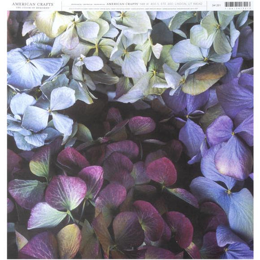 American Crafts Floral Single-Sided Cardstock 12"X12"