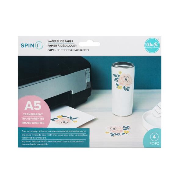 We R Memory Keepers Spin It Water Slide Paper 8.5"X5.5"