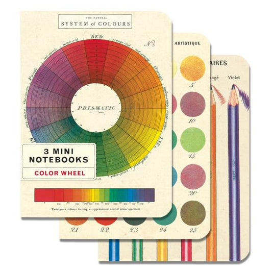 Cavallini Mini Notebooks 3/Pkg