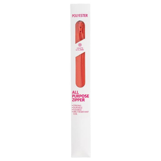 Coats All-Purpose Plastic Zipper 12"