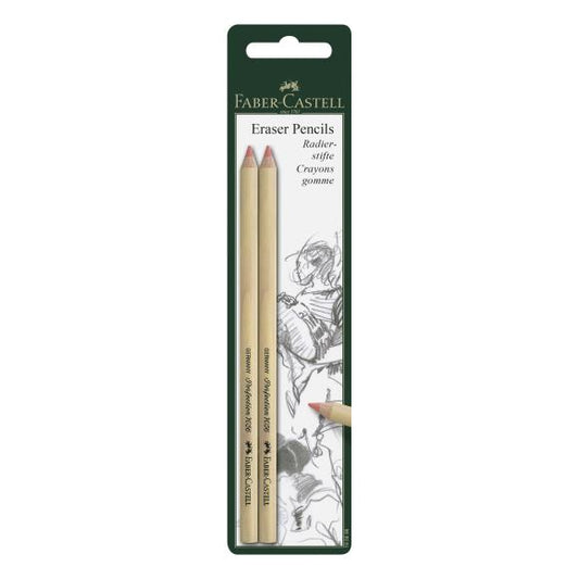 Faber-Castell Eraser Pencils 2/Pkg