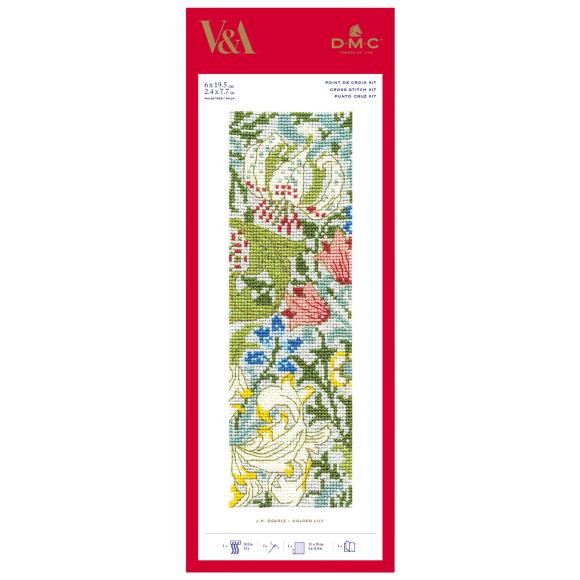 DMC V&A Cross Stitch Bookmark Kit  J.H. Dearle