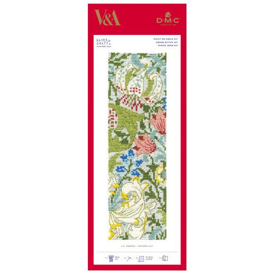 DMC V&A Cross Stitch Bookmark Kit  J.H. Dearle