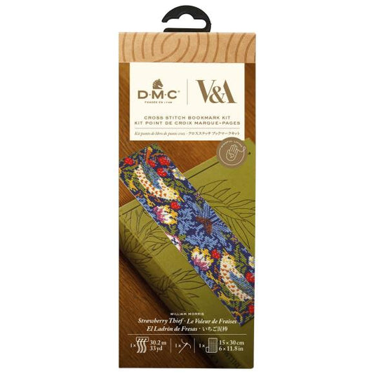 DMC V&A Advanced Bookmark Cross Stitch Kit by William Morris