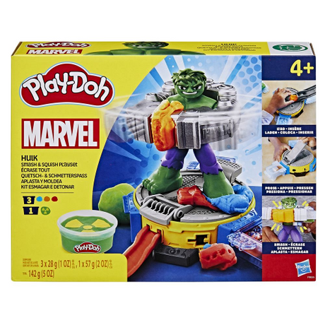 PLAY-DOH - HULK SMASH and SQUISH (Case of 4)