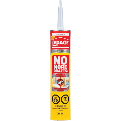 LePage® No More Drafts Removeable Weather Stripping - Transparent, 295 ml LePage®