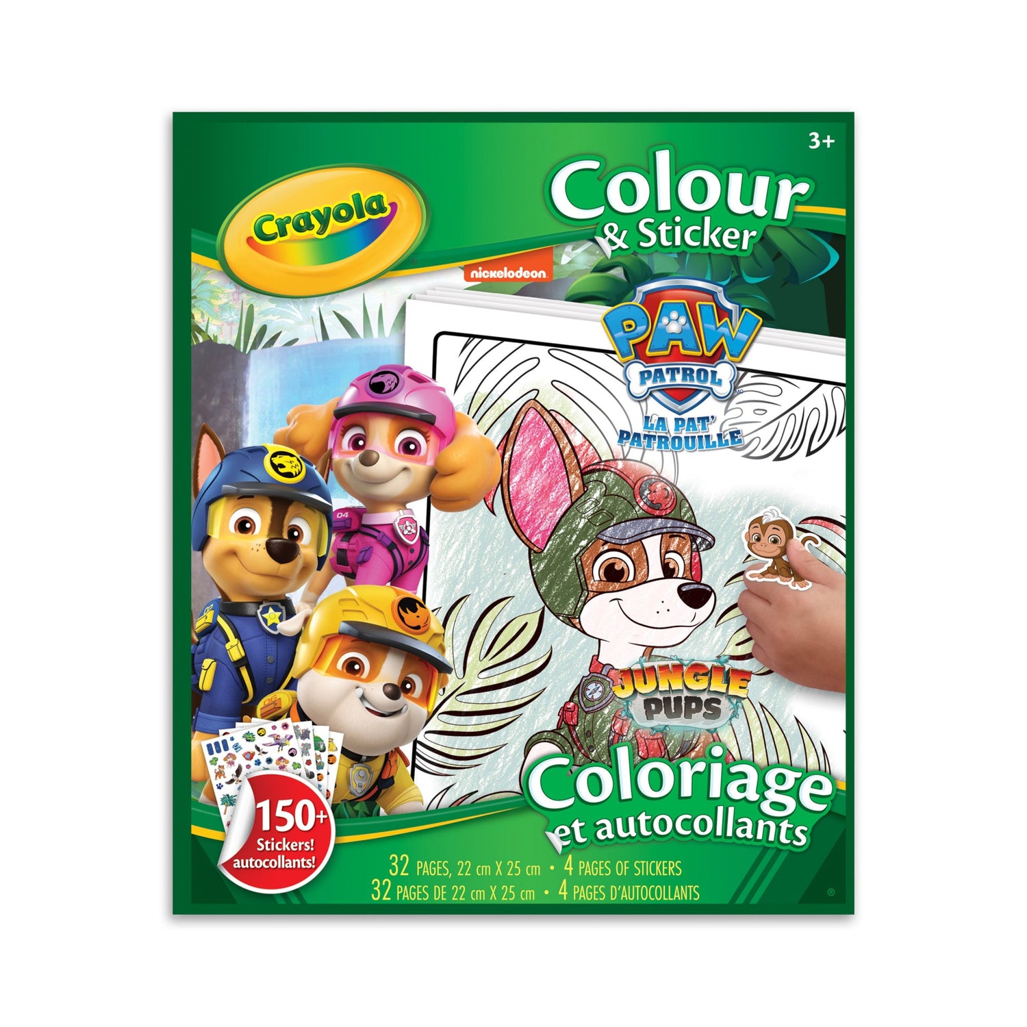Crayola Colour & Sticker, Paw Patrol (Case of 12)