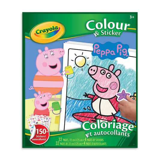 Crayola Colour & Sticker, Peppa Pig (Case of 12)