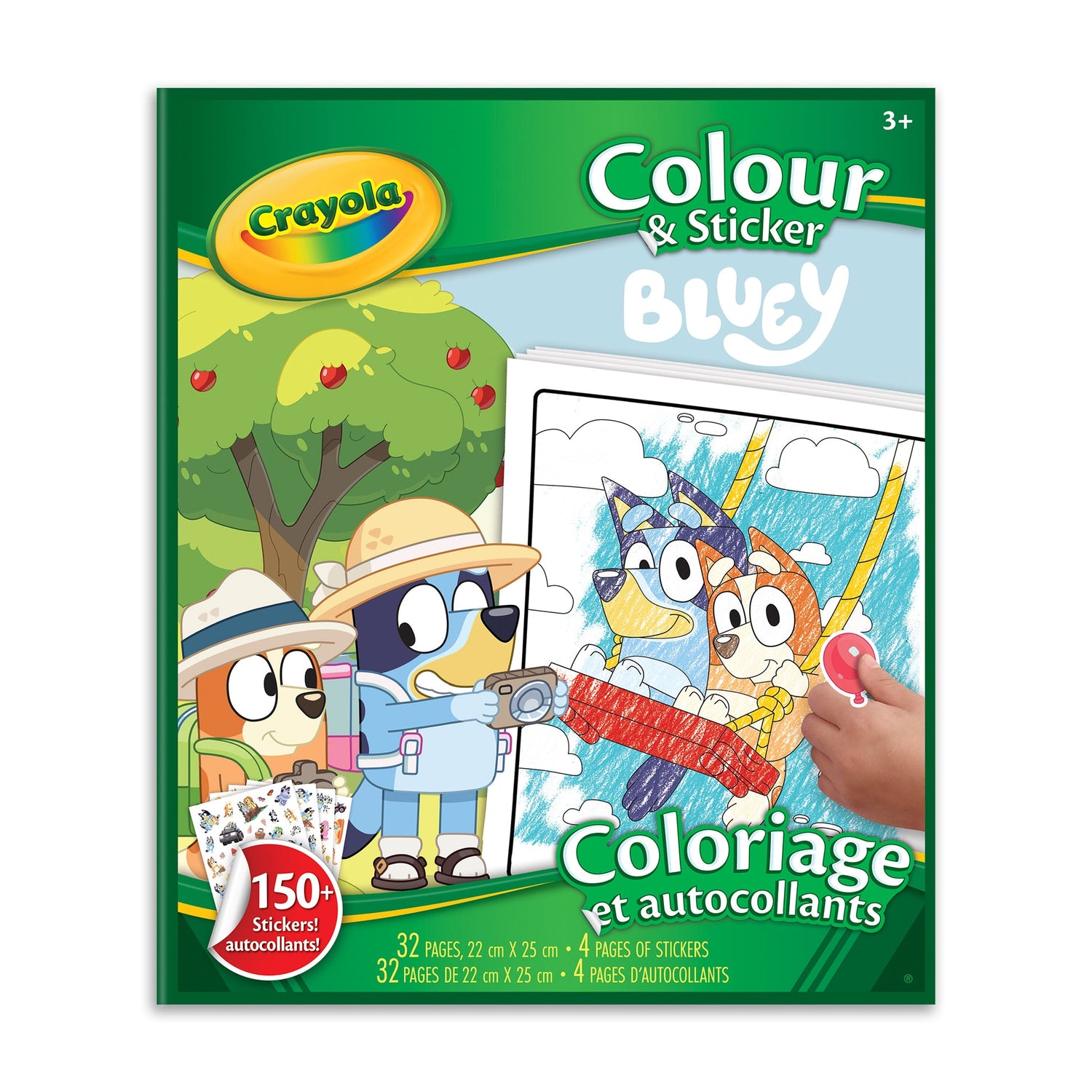 Crayola Colour & Sticker, Bluey (Case of 12)