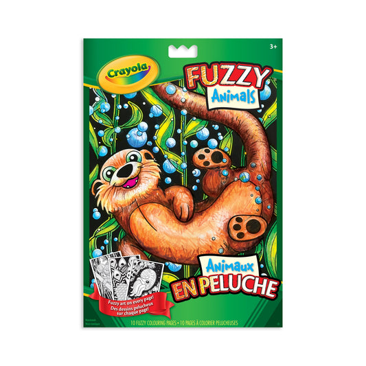 Crayola  Fuzzy Animals Colouring Book