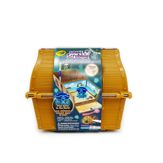 Crayola  Scribble Scrubbie Pets Glow Treasure Chest