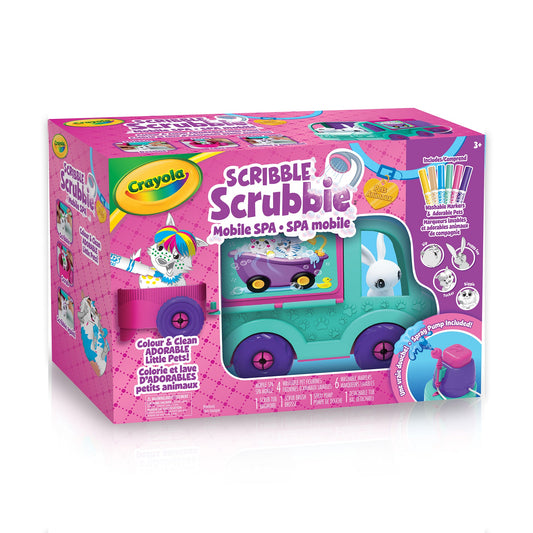 Crayola  Scribble Scrubbie Pets Mobile Spa Play Set