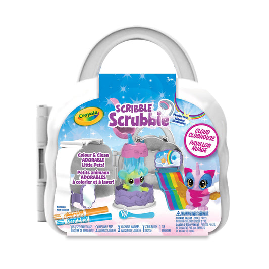 Crayola  Scribble Scrubbie Peculiar Pets, Cloud Clubhouse Play Set