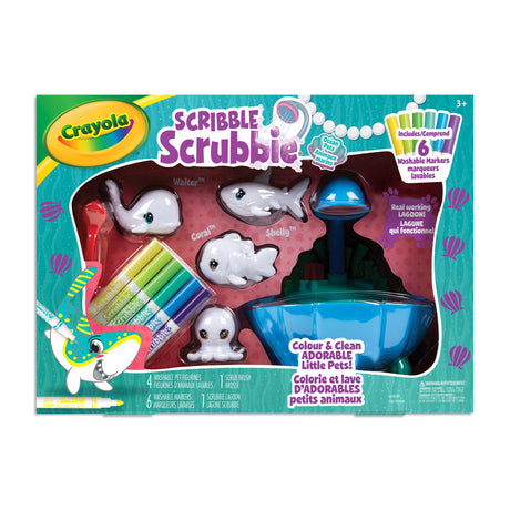Crayola  Scribble Scrubbie Ocean Pets: Lagoon Tub Set
