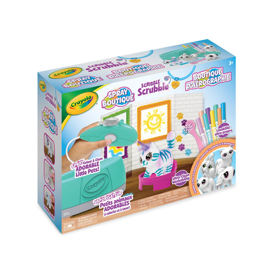 Crayola  Scribble Scrubbie Pets Spray Boutique Play Set