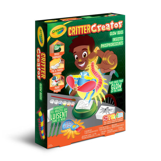 Crayola Critter Creator Kit, Glow Bugs (Case of 4)