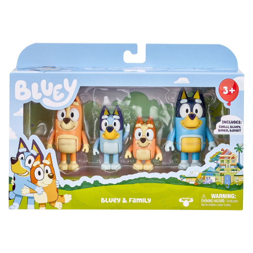 BLUEY - S9 - 4pk FIGURE ASST (Case of 4)