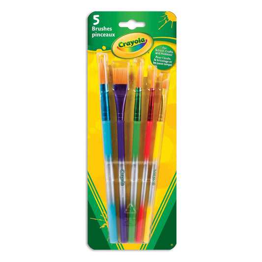 Crayola Variety Brush Set, 5 Count (Case of 12)