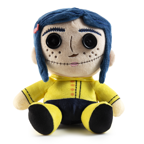 HORROR - CORALINE - BUTTON EYES CORALINE - 7.5" PHUNNY PLUSH (Case of 6)