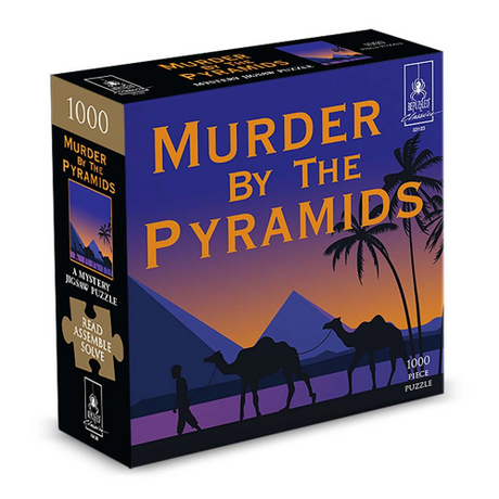 PUZZLE - MYSTERY - MURDER by the PYRAMIDS - 1000pcs (Case of 4)