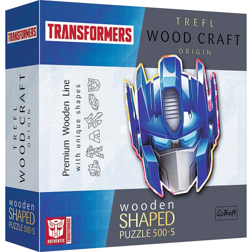 PUZZLE - TRANSFORMERS - WOODCRAFT - 500pc (Case of 6)