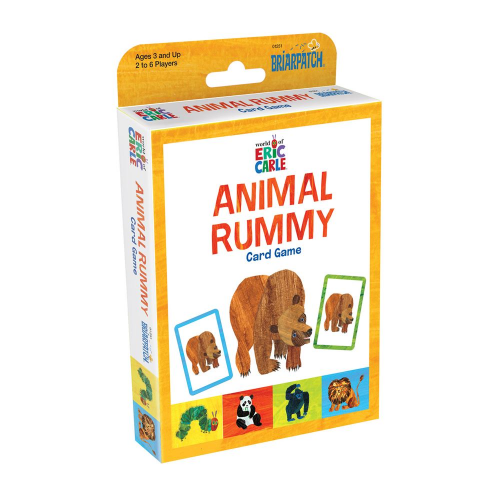 BRIARPATCH - WORLD of ERIC CARLE - ANIMAL RUMMY - CARD GAME (Case of 12)