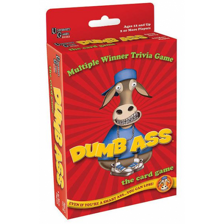 DUMB ASS - (peggable) CARD GAME (Case of 12)