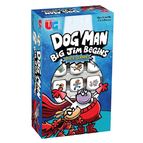 DOG MAN BIG JIM BEGINS DICE GAME (Case of 4)