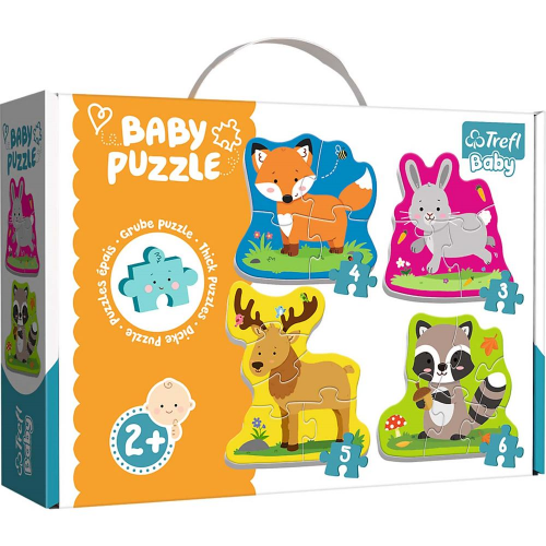 PUZZLE - BABY CLASSIC - FOREST ANIMALS (Case of 6)