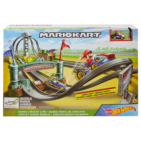 HOT WHEELS - MARIO KART MARIO CIRCUIT LITE TRACK SET (Case of 3)