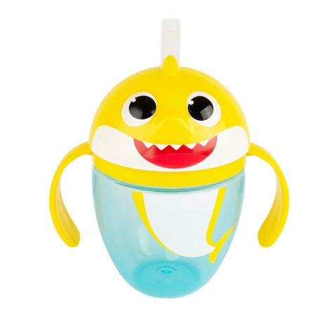 FIRST YEARS - BABY SHARK - PINKFONG - FLIP TOP TRAINER CUP (Case of 2)
