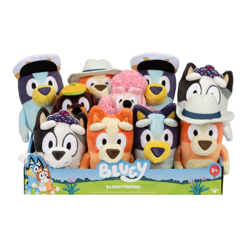 BLUEY - S11 - 8" PLUSH SINGLES - CDU ASST (Case of 10)