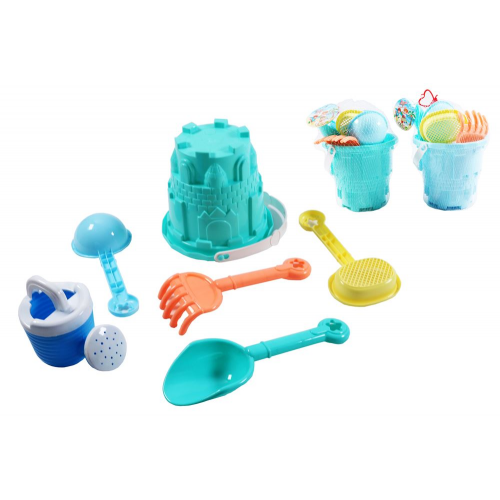 SAND CASTLE BUCKET WITH TOOLS (Case of 12)