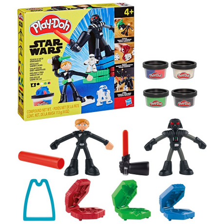 PLAY-DOH - STAR WARS - SQUISH AND SLICE LIGHTSABERS (Case of 6)