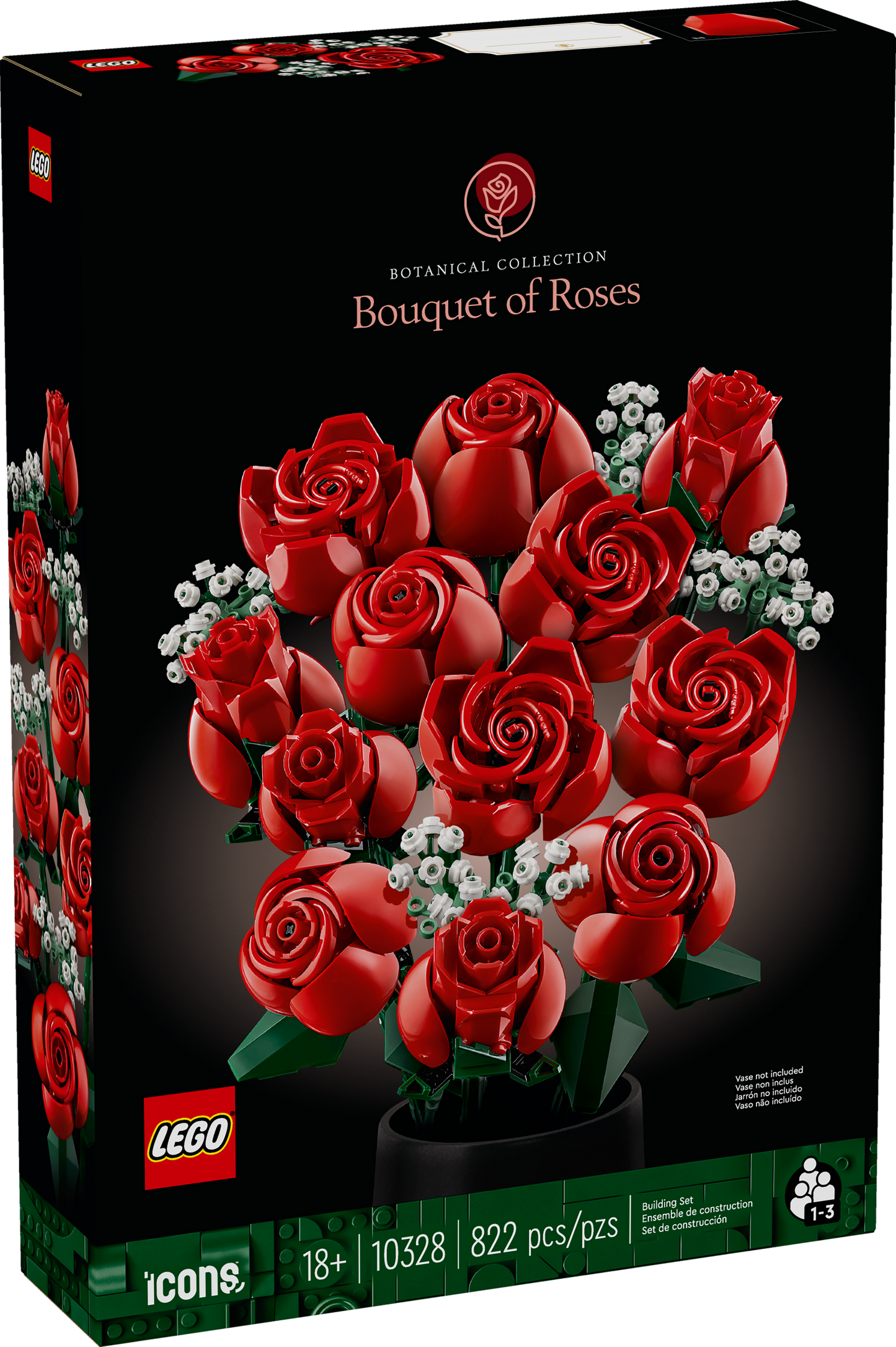 Lego® Icons Bouquet Of Roses Building Set 10328