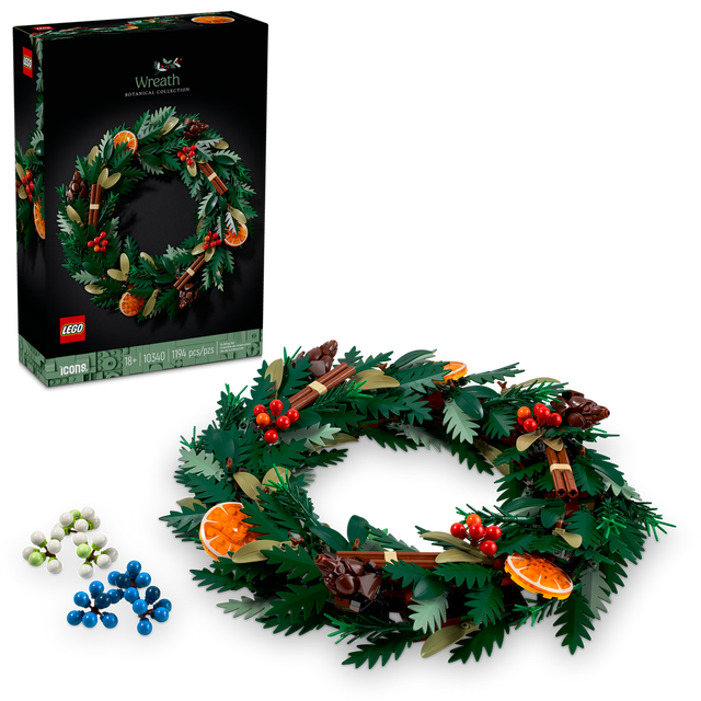 10340 Wreath-Making Kit and Holiday Garland (Case of 2)