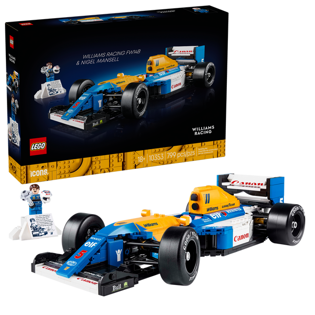 10353 Williams Racing FW14B & Nigel Mansell (Case of 3)