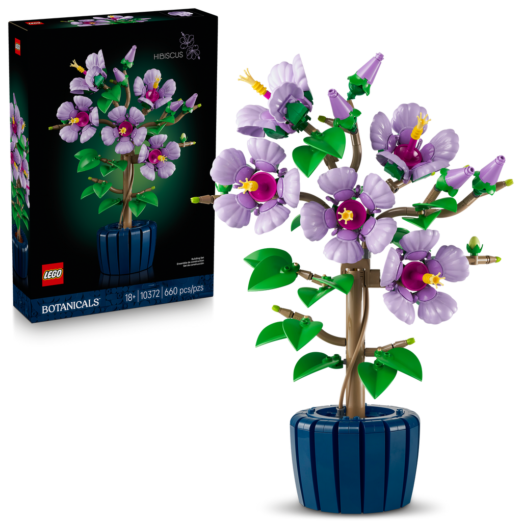 10372 Hibiscus (purple) (Case of 3)