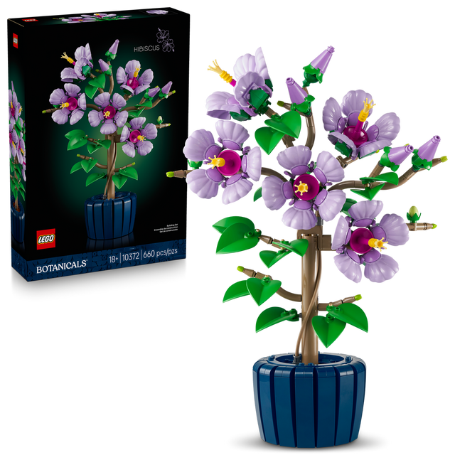 10372 Hibiscus (purple) (Case of 3)