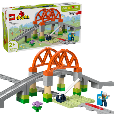 10426 Train Bridge and Tracks Expansion Set (Case of 2)