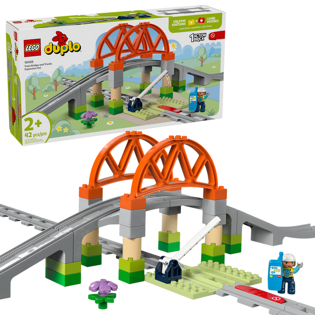 10426 Train Bridge and Tracks Expansion Set (Case of 2)