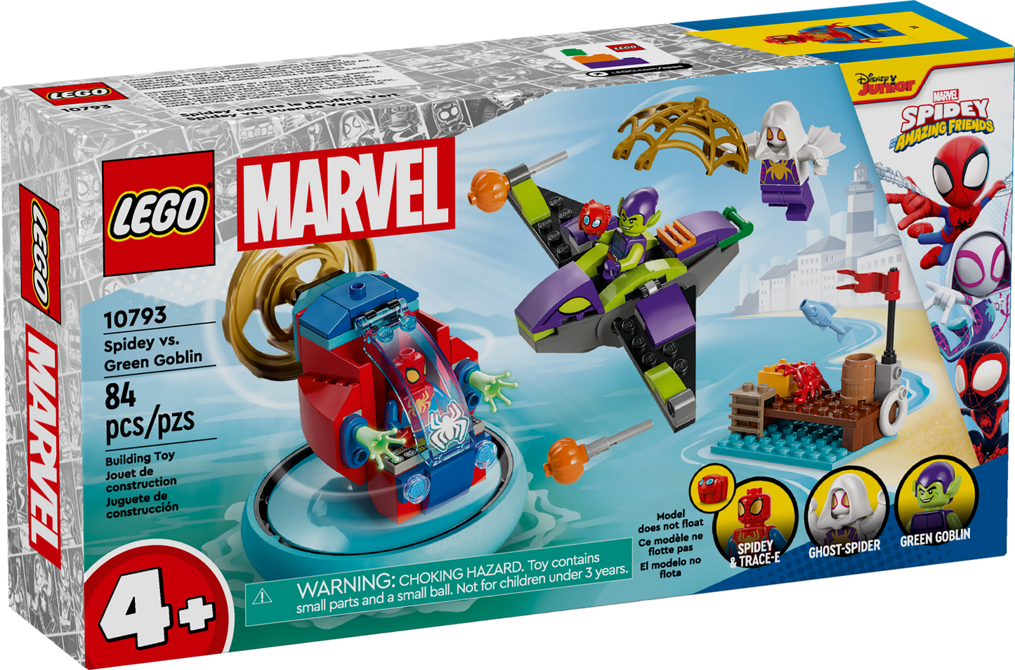 Lego® 4+ Spidey Vs. Green Goblin Super Hero Toy 10793