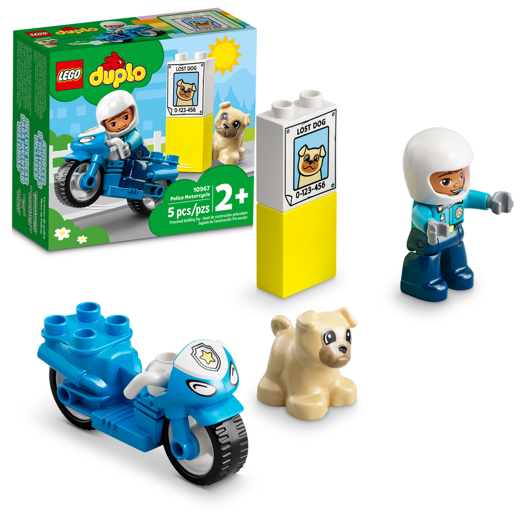 10967 Police Motorcycle (Case of 4)
