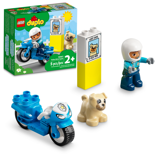 10967 Police Motorcycle (Case of 4)