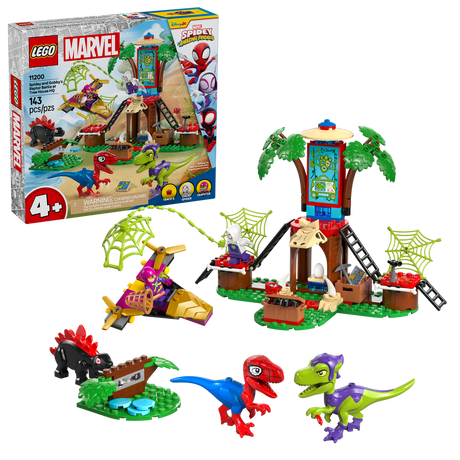 11200 Spidey and Gobby's Raptor Battle at Tree House HQ (Case of 4)