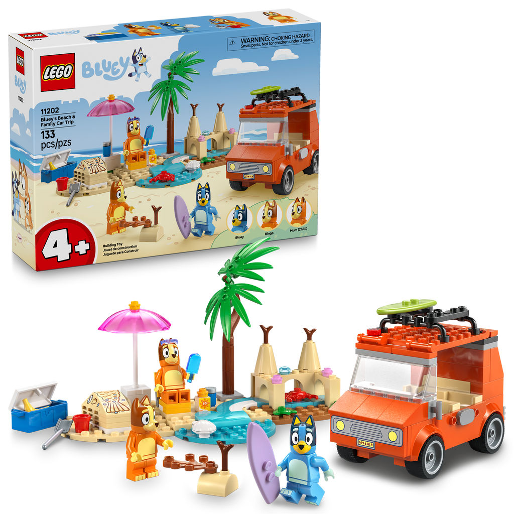 11202 Bluey's Beach & Family Car Trip (Case of 3)
