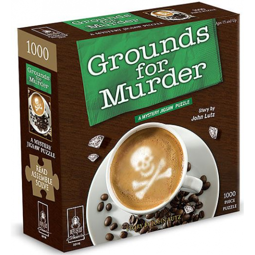 PUZZLE - MYSTERY - GROUNDS for MURDER - 1000pcs (Case of 4)