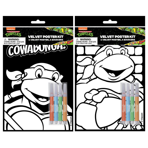 TMNT - VELVET POSTER KIT (Case of 12)