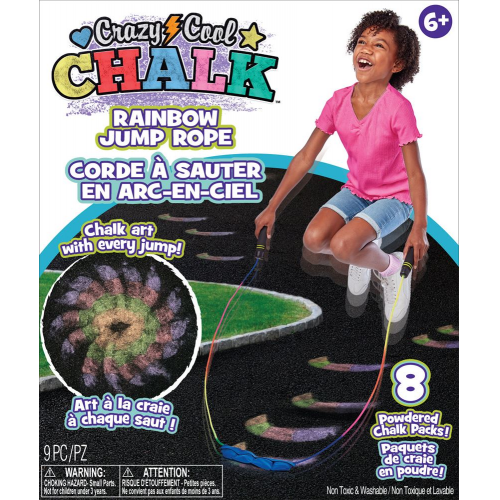 ALEX - CRAZY COOL CHALK - RAINBOW JUMP ROPE (Case of 6)
